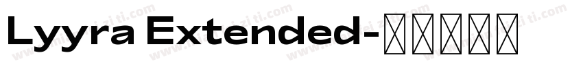 Lyyra Extended字体转换